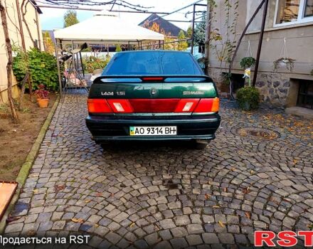 Зеленый ВАЗ 2115 Самара, объемом двигателя 1.5 л и пробегом 200 тыс. км за 600 $, фото 2 на Automoto.ua