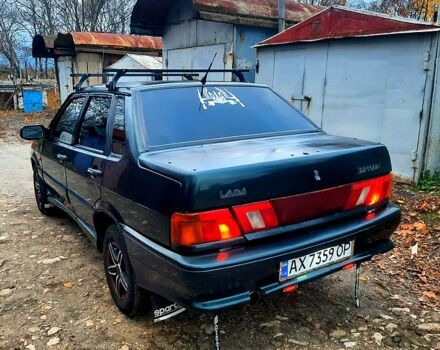 Зеленый ВАЗ 2115 Самара, объемом двигателя 1.5 л и пробегом 200 тыс. км за 2000 $, фото 5 на Automoto.ua