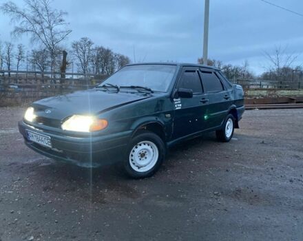 Зеленый ВАЗ 2115 Самара, объемом двигателя 1.5 л и пробегом 1 тыс. км за 750 $, фото 1 на Automoto.ua