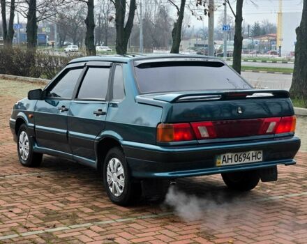 Зеленый ВАЗ 2115 Самара, объемом двигателя 1.5 л и пробегом 131 тыс. км за 1800 $, фото 3 на Automoto.ua