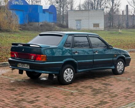 Зеленый ВАЗ 2115 Самара, объемом двигателя 1.5 л и пробегом 131 тыс. км за 1800 $, фото 6 на Automoto.ua