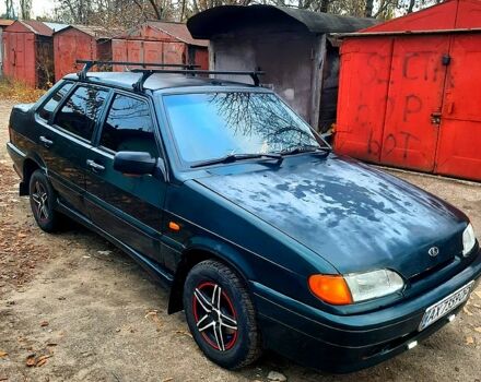 Зеленый ВАЗ 2115 Самара, объемом двигателя 1.5 л и пробегом 200 тыс. км за 2000 $, фото 3 на Automoto.ua