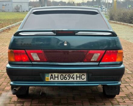 Зеленый ВАЗ 2115 Самара, объемом двигателя 1.5 л и пробегом 131 тыс. км за 1800 $, фото 4 на Automoto.ua