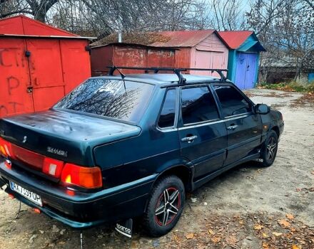 Зеленый ВАЗ 2115 Самара, объемом двигателя 1.5 л и пробегом 200 тыс. км за 2000 $, фото 4 на Automoto.ua