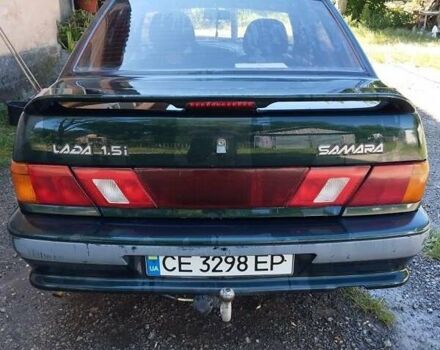 Зелений ВАЗ 2115 Самара, об'ємом двигуна 1.5 л та пробігом 74 тис. км за 1950 $, фото 1 на Automoto.ua