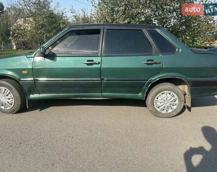 Зеленый ВАЗ 2115 Самара, объемом двигателя 1.5 л и пробегом 220 тыс. км за 1600 $, фото 4 на Automoto.ua