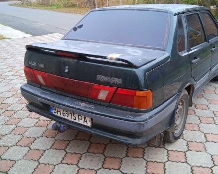 Зеленый ВАЗ 2115 Самара, объемом двигателя 1.5 л и пробегом 310 тыс. км за 1250 $, фото 1 на Automoto.ua