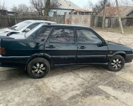 Зеленый ВАЗ 2115 Самара, объемом двигателя 1.5 л и пробегом 200 тыс. км за 1200 $, фото 3 на Automoto.ua