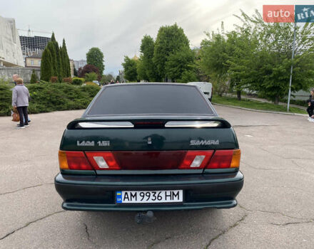 Зеленый ВАЗ 2115 Самара, объемом двигателя 1.5 л и пробегом 120 тыс. км за 2500 $, фото 8 на Automoto.ua
