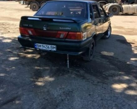 Зеленый ВАЗ 2115 Самара, объемом двигателя 0 л и пробегом 350 тыс. км за 1090 $, фото 1 на Automoto.ua