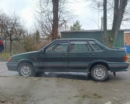 Зеленый ВАЗ 2115 Самара, объемом двигателя 1.5 л и пробегом 221 тыс. км за 1800 $, фото 2 на Automoto.ua