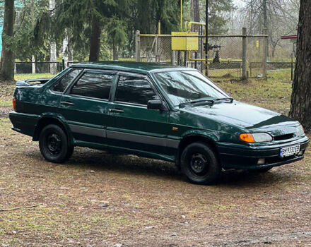 Зеленый ВАЗ 2115 Самара, объемом двигателя 1.5 л и пробегом 203 тыс. км за 1800 $, фото 3 на Automoto.ua