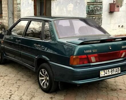 Зеленый ВАЗ 2115 Самара, объемом двигателя 1.6 л и пробегом 238 тыс. км за 910 $, фото 1 на Automoto.ua