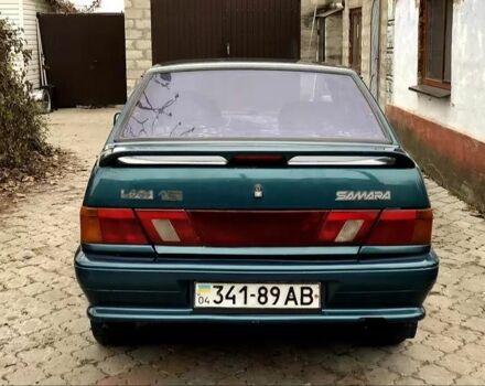 Зеленый ВАЗ 2115 Самара, объемом двигателя 1.6 л и пробегом 238 тыс. км за 910 $, фото 5 на Automoto.ua