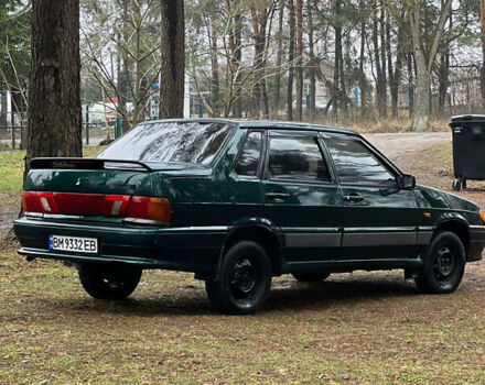 Зеленый ВАЗ 2115 Самара, объемом двигателя 1.5 л и пробегом 203 тыс. км за 1800 $, фото 4 на Automoto.ua