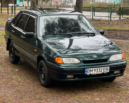 Зеленый ВАЗ 2115 Самара, объемом двигателя 1.5 л и пробегом 203 тыс. км за 1800 $, фото 2 на Automoto.ua