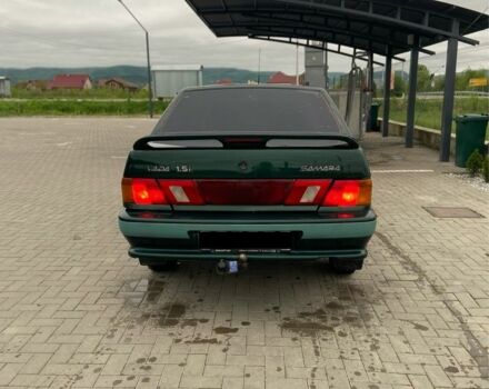 Зеленый ВАЗ 2115 Самара, объемом двигателя 1.6 л и пробегом 215 тыс. км за 1350 $, фото 4 на Automoto.ua