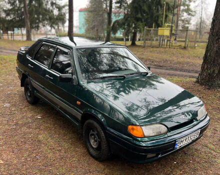 Зеленый ВАЗ 2115 Самара, объемом двигателя 1.5 л и пробегом 203 тыс. км за 1800 $, фото 12 на Automoto.ua