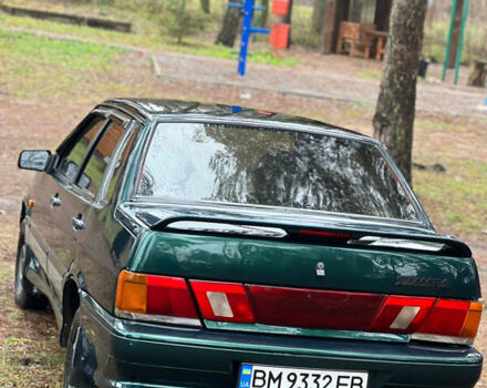 Зеленый ВАЗ 2115 Самара, объемом двигателя 1.5 л и пробегом 203 тыс. км за 1800 $, фото 5 на Automoto.ua