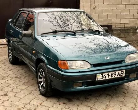 Зеленый ВАЗ 2115 Самара, объемом двигателя 1.6 л и пробегом 238 тыс. км за 910 $, фото 2 на Automoto.ua