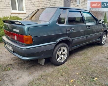 Зеленый ВАЗ 2115 Самара, объемом двигателя 1.5 л и пробегом 350 тыс. км за 1900 $, фото 6 на Automoto.ua