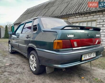 Зеленый ВАЗ 2115 Самара, объемом двигателя 1.5 л и пробегом 350 тыс. км за 1900 $, фото 3 на Automoto.ua