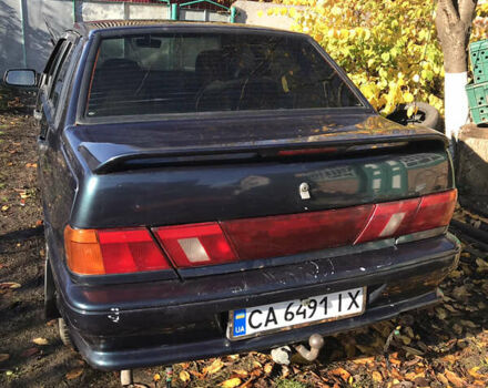 Зеленый ВАЗ 2115 Самара, объемом двигателя 1.5 л и пробегом 173 тыс. км за 1663 $, фото 3 на Automoto.ua