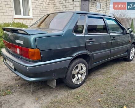 Зеленый ВАЗ 2115 Самара, объемом двигателя 1.5 л и пробегом 350 тыс. км за 1900 $, фото 5 на Automoto.ua