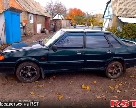 Зеленый ВАЗ 2115 Самара, объемом двигателя 1.6 л и пробегом 200 тыс. км за 1800 $, фото 2 на Automoto.ua