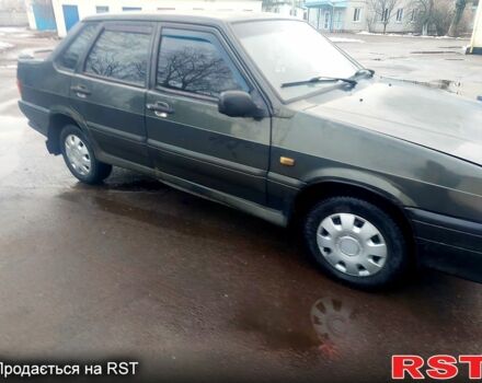 Зеленый ВАЗ 2115 Самара, объемом двигателя 1.5 л и пробегом 170 тыс. км за 1250 $, фото 1 на Automoto.ua