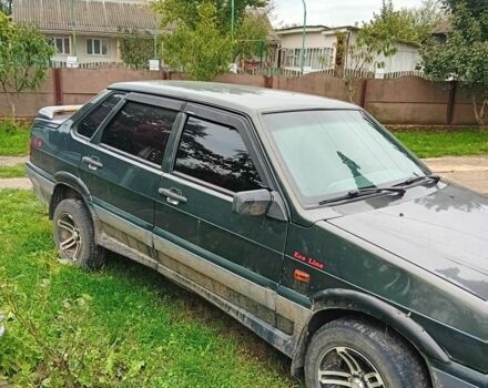 Зелений ВАЗ 2115 Самара, об'ємом двигуна 1.5 л та пробігом 200 тис. км за 1200 $, фото 1 на Automoto.ua