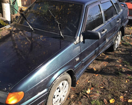 Зеленый ВАЗ 2115 Самара, объемом двигателя 1.5 л и пробегом 173 тыс. км за 1663 $, фото 1 на Automoto.ua