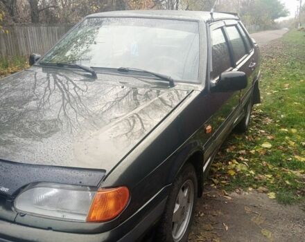 Зеленый ВАЗ 2115 Самара, объемом двигателя 1.5 л и пробегом 200 тыс. км за 1350 $, фото 1 на Automoto.ua