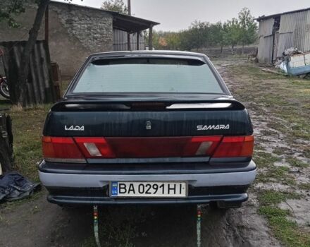 Зеленый ВАЗ 2115 Самара, объемом двигателя 1.5 л и пробегом 150 тыс. км за 2100 $, фото 4 на Automoto.ua