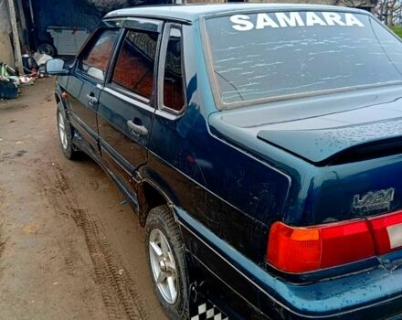 Зеленый ВАЗ 2115 Самара, объемом двигателя 1.6 л и пробегом 250 тыс. км за 2000 $, фото 2 на Automoto.ua