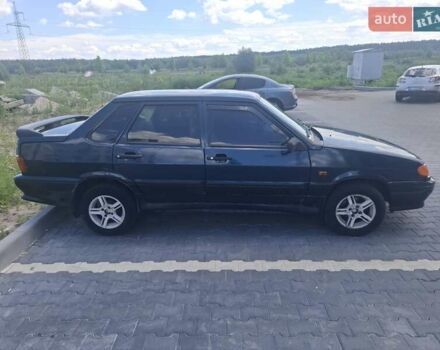 Зеленый ВАЗ 2115 Самара, объемом двигателя 1.6 л и пробегом 281 тыс. км за 1800 $, фото 5 на Automoto.ua