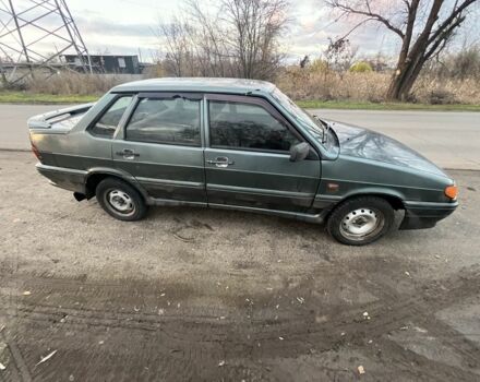 Зеленый ВАЗ 2115 Самара, объемом двигателя 1.6 л и пробегом 245 тыс. км за 952 $, фото 1 на Automoto.ua
