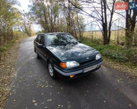 Зеленый ВАЗ 2115 Самара, объемом двигателя 1.6 л и пробегом 225 тыс. км за 1650 $, фото 15 на Automoto.ua