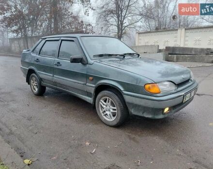 Зеленый ВАЗ 2115 Самара, объемом двигателя 1.6 л и пробегом 133 тыс. км за 1950 $, фото 1 на Automoto.ua