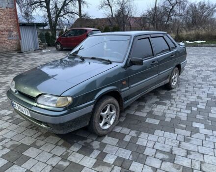 Зелений ВАЗ 2115 Самара, об'ємом двигуна 1.6 л та пробігом 138 тис. км за 2100 $, фото 1 на Automoto.ua