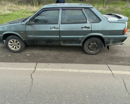 Зеленый ВАЗ 2115 Самара, объемом двигателя 1.6 л и пробегом 245 тыс. км за 952 $, фото 2 на Automoto.ua