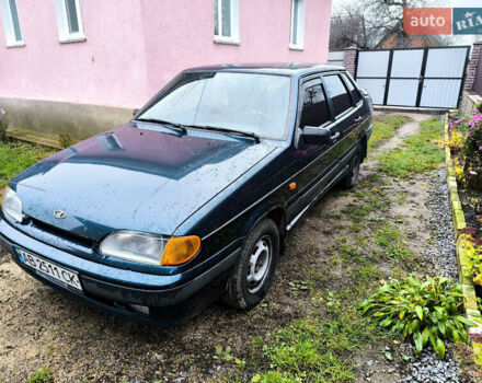 Зеленый ВАЗ 2115 Самара, объемом двигателя 1.6 л и пробегом 168 тыс. км за 1350 $, фото 1 на Automoto.ua