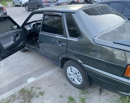 Зеленый ВАЗ 2115 Самара, объемом двигателя 1.6 л и пробегом 145 тыс. км за 2400 $, фото 3 на Automoto.ua