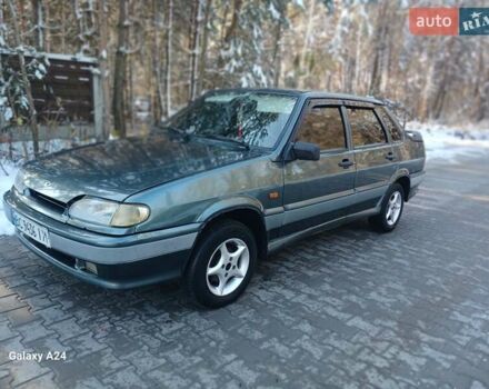 Зелений ВАЗ 2115 Самара, об'ємом двигуна 1.6 л та пробігом 138 тис. км за 1350 $, фото 15 на Automoto.ua