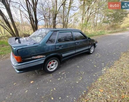 Зеленый ВАЗ 2115 Самара, объемом двигателя 1.6 л и пробегом 225 тыс. км за 1650 $, фото 9 на Automoto.ua