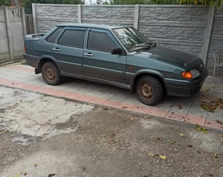 Зеленый ВАЗ 2115 Самара, объемом двигателя 1.6 л и пробегом 156 тыс. км за 1500 $, фото 5 на Automoto.ua