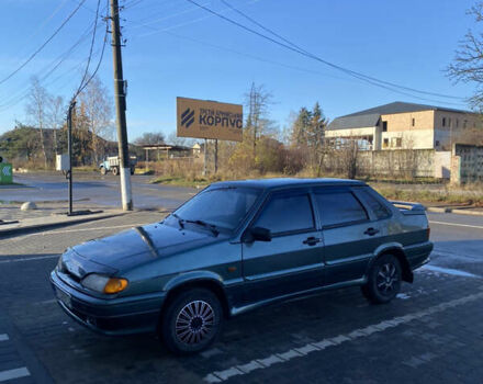 Зеленый ВАЗ 2115 Самара, объемом двигателя 1.6 л и пробегом 277 тыс. км за 1850 $, фото 3 на Automoto.ua