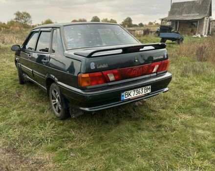 Зеленый ВАЗ 2115 Самара, объемом двигателя 1.6 л и пробегом 214 тыс. км за 1700 $, фото 3 на Automoto.ua