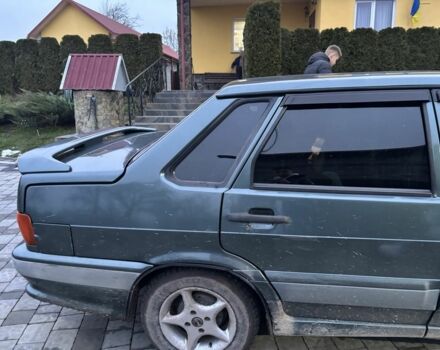 Зелений ВАЗ 2115 Самара, об'ємом двигуна 1.6 л та пробігом 138 тис. км за 2100 $, фото 4 на Automoto.ua
