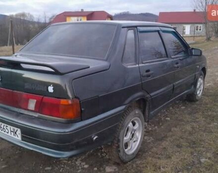 Зеленый ВАЗ 2115 Самара, объемом двигателя 1.6 л и пробегом 198 тыс. км за 1700 $, фото 1 на Automoto.ua